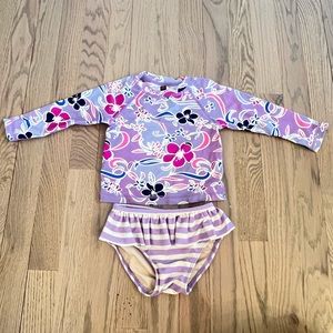 Tea Collection Rash Guard Swim Set